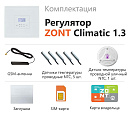 ZONT Climatic 1.3 Погодозависимый автоматический GSM / Wi-Fi регулятор (1 ГВС + 3 прямых/смесительных) с доставкой в Мурманск